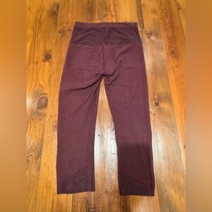 Lululemon leggings size 6 Raspberry